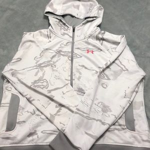 Under armour 2XL Loose Fit Coldgear Hooded Zip Up
